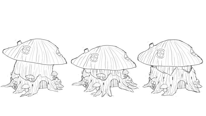 Mushroom Houses Ideas